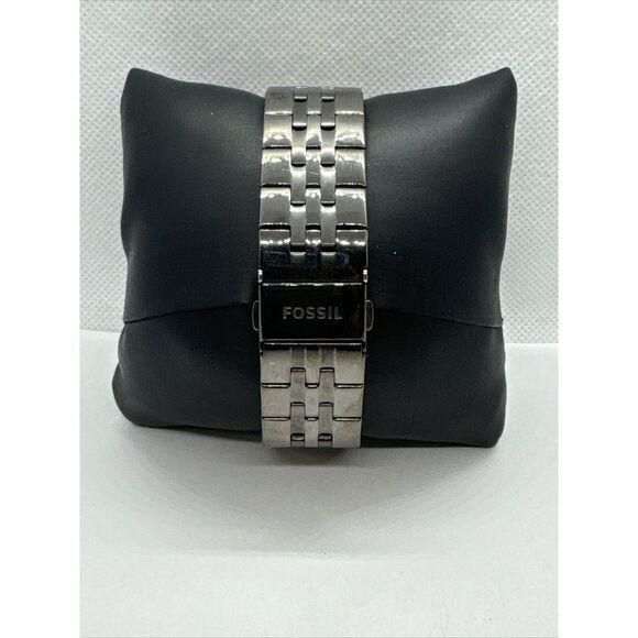 Fossil Lux Luther BQ2419 Men's Smoke Stainless Steel Analog Dial Watch JNA368 - Picture 4 of 11